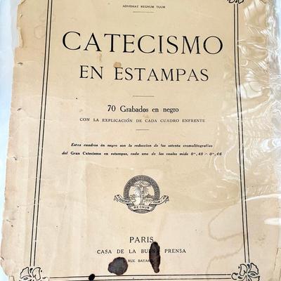 “Catecismo En Estampas” - An Antique Preserved Exposition Of Religious Doctrine 