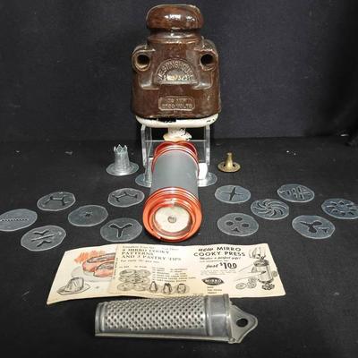 Vintage Cookie Press & Industrial Collectibles