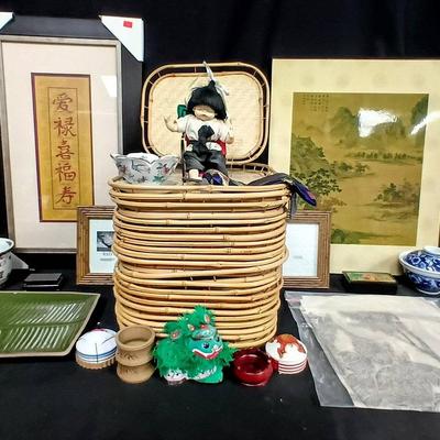 Collection of Asian Decorative Arts & Accents – Prints, Porcelain, Figurals & More