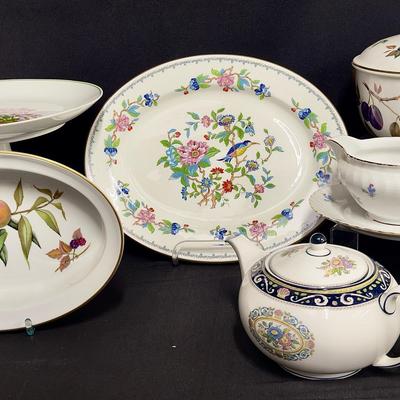 Assorted Bone China Serving Dishes, Teapots & More! 