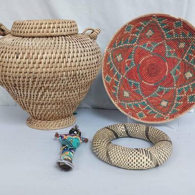 Handwoven Basketry & Folk Art Collection