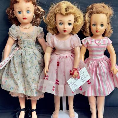 3x Ideal Miss Revlon Dolls + Display Stand & Heels!  