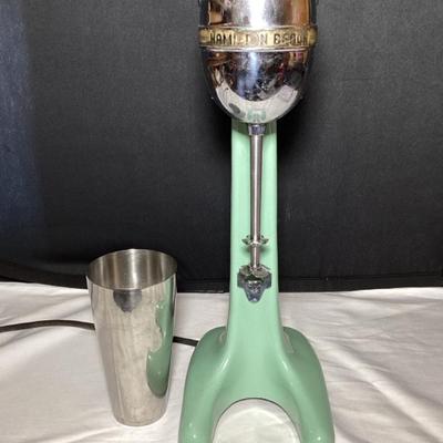 VTG Hamilton Beach Model 30 Mint Green Milkshake Mixer
