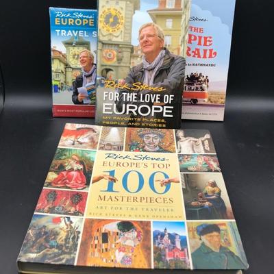 Rick Steves Europe Book & DVD Travel Collection – Lot of 4