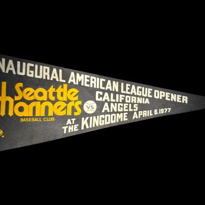1977 Inaugural American League Opener Pennant 