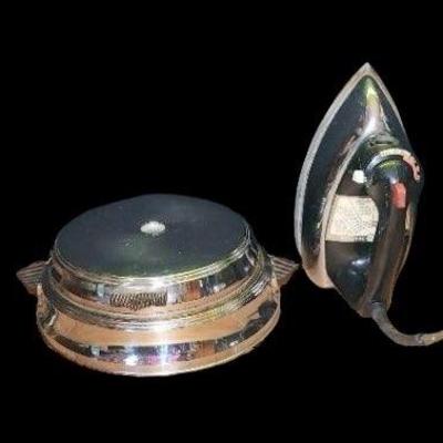 Vintage Studebaker Waffle Maker & GE Steam Iron – Tested & Working