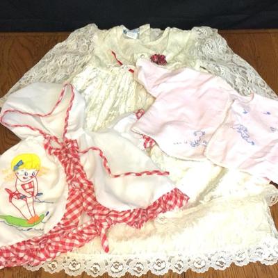 Vintage, baby girl clothes