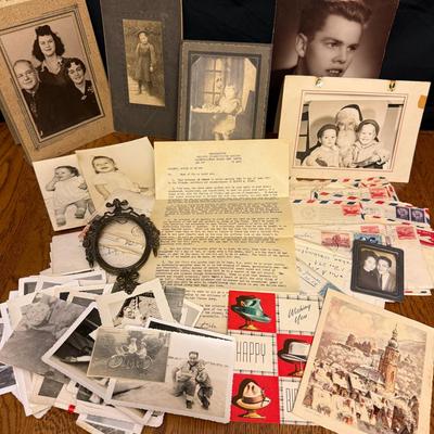 Collection of Vintage Photographs, Letters & Memorabilia