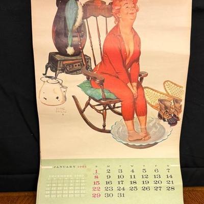 Vintage Hilda Calendar 1961 And Postcards 