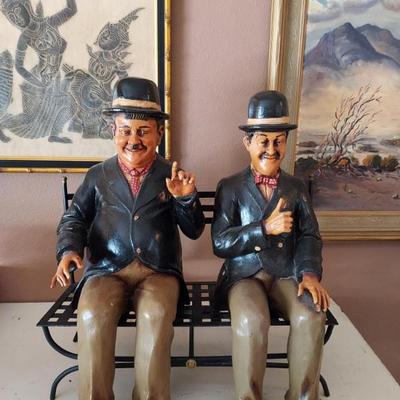 Sale Photo Thumbnail #29: Laurel and Hardy Figures