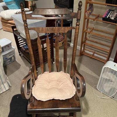 Sale Photo Thumbnail #19: Wood Rocking Chair 