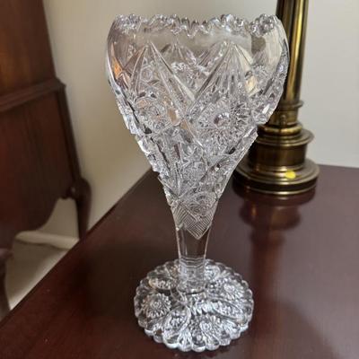Sale Photo Thumbnail #57: Large Antique Empire Glass Vase.   