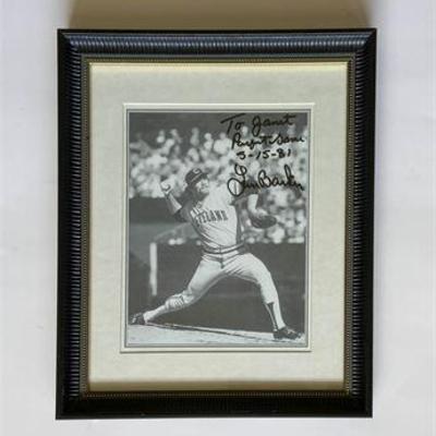 Autographed Len Barker Perfect Game Photograph.jpg