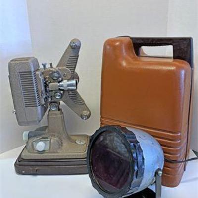 Revere 8MM Movie Projector & Kodak Darkroom Lamp .jpg