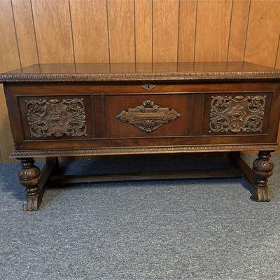 Large E.R. Co. Forest Park Line Walnut Chest .jpg