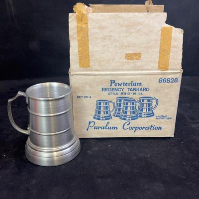 Pewterlum Regency Tankard (Set Of Four)