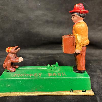 Monkey Bank, Metal Mechanical Bank