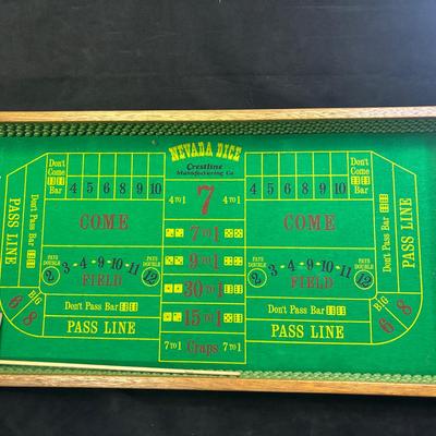 Tabletop Craps Table