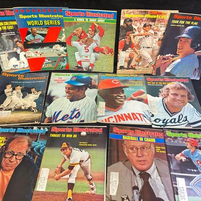 Vintage 1970’s Sports Illustrated Magazines
