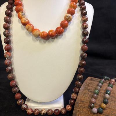 Stone Beaded Necklaces