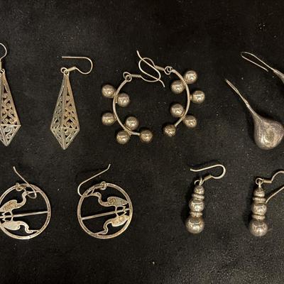 Sterling Earrings And More