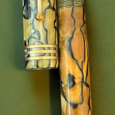 Parker Green Marbled Fountain Pen
