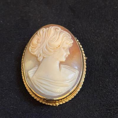 14K Gold Cameo/Pendant