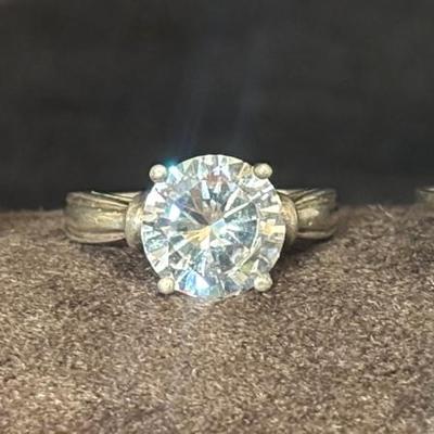 Sterling And Stone Rings, Sterling and Amythest Poison Ring