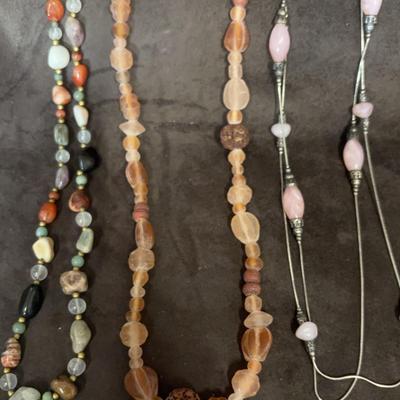Stone Beaded Necklaces