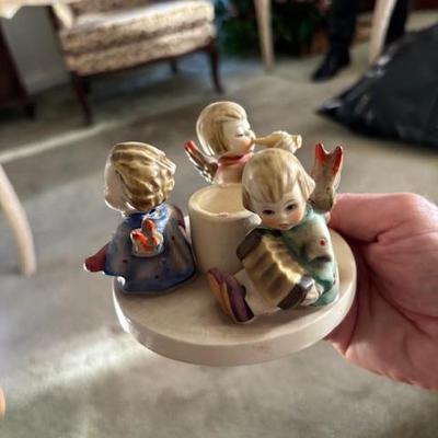 Hummel angel candleholder