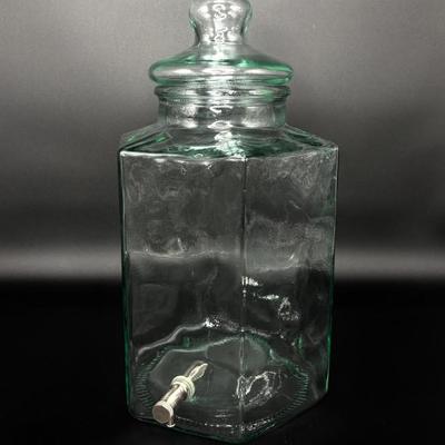 Large Italian Apothecary Jar with Spigot 