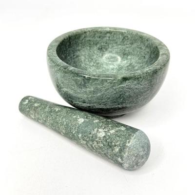 Vintage Marble Pestle and Mortar 