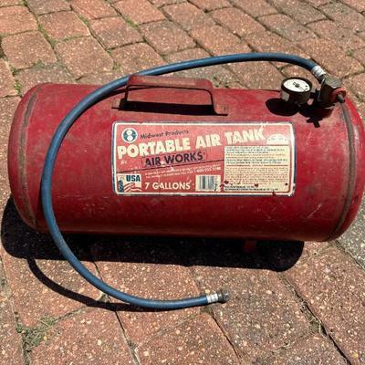 Midwest Products Portable Air Tank - 7 Gallons - Made in the USA