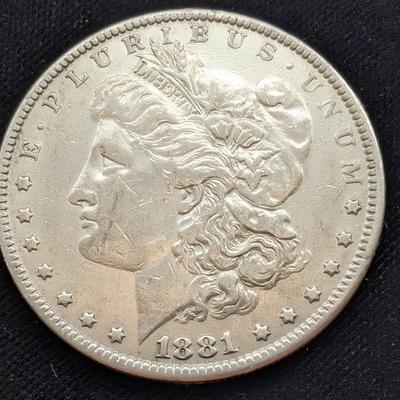 1881 Morgan Silver Dollar 