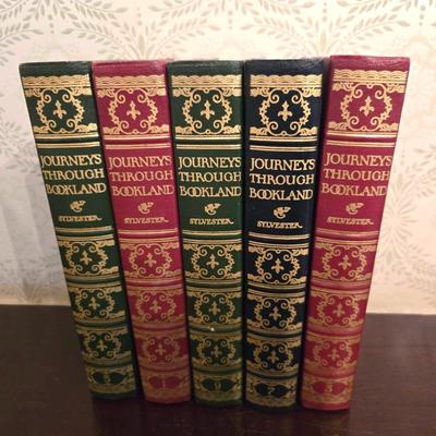5 Vintage 1930s Journey Through Bookland Books