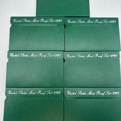 Seven 1997 U.S. Mint Proof Sets