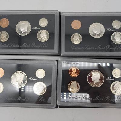 Four 1998 Silver Proof Sets