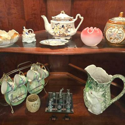 Vintage China, Pewter, Ceramics, Rabbits