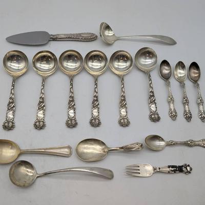 Mixed Sterling Silver Flatware...Georg Jensen