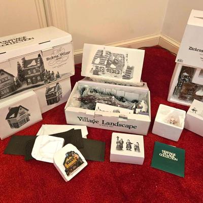 Dept.56 Dickens Village Christmas Decor Sets