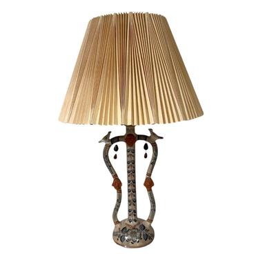 Lot #102 - Simeon Galvan Tonala Pottery Lamp
