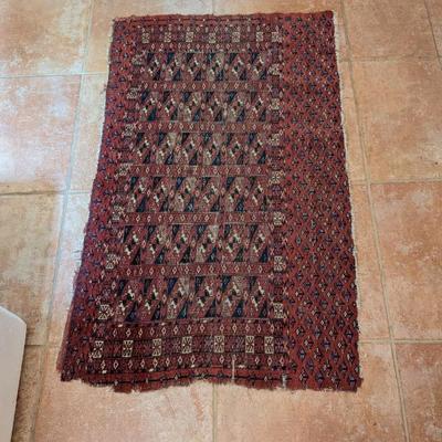 Lot #66 - Vintage Handwoven Oriental Rug Piece