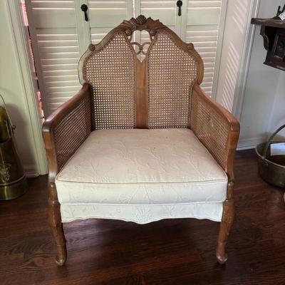 Lot #4 - Antique Cane Back Chair