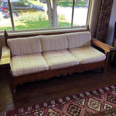 Lot #11 - Vintage Wooden Sofa