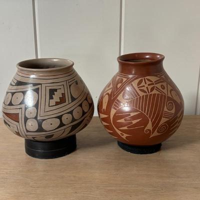 Lot #47 - Signed Native American Pottery Lot