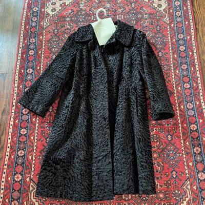 Lot #140 - Black Broadtail Swakara Fur (Persian Lamb) Gano-Downs Denver