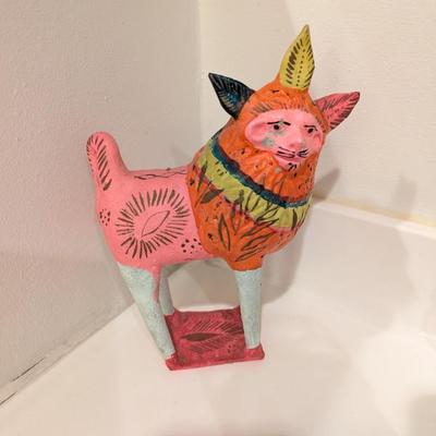 Lot #135 - Colorful Mexican Folk Art Animal Figure
