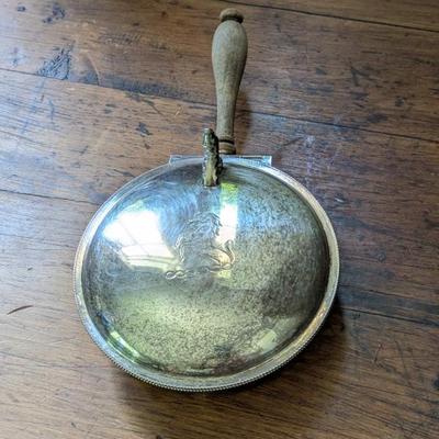 Lot #28 - Antique Silver Plated Silent Butler Crumb Catcher Ash Butler