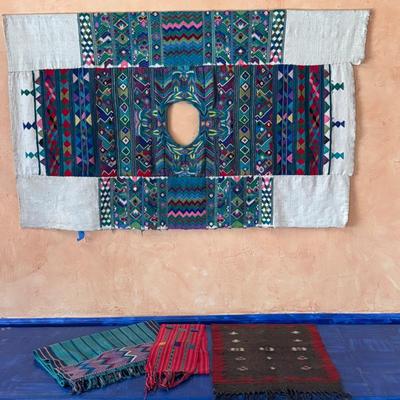 Lot #54 - Handwoven Guatemalan Traditional Textiles Lot