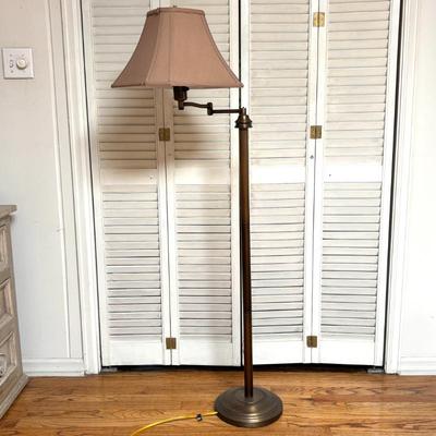 Lot #50 - 57" Swing Arm Floor Lamp